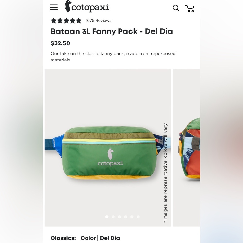 Cotopaxi Bataan 3L Fanny Pack